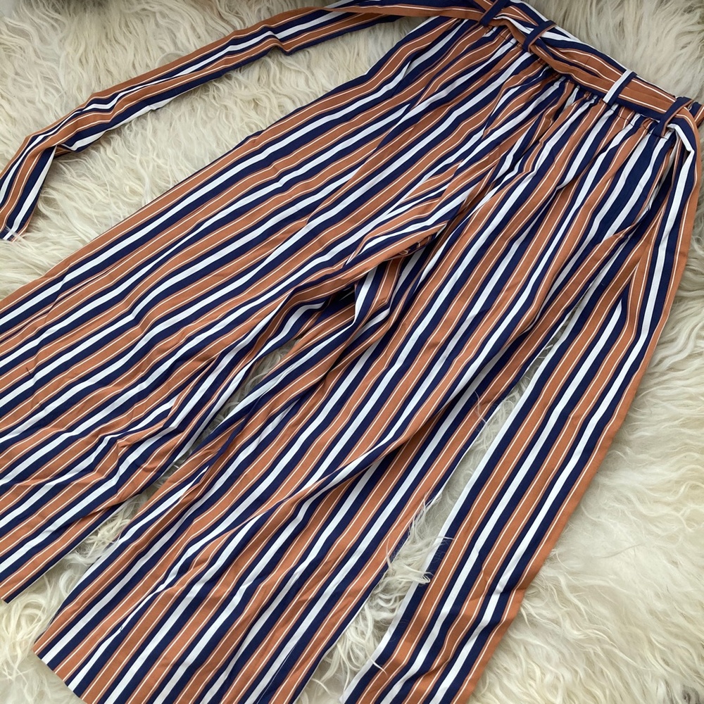 TANYA TAYLOR Striped Wide Leg Pants - Picture 13 of 14